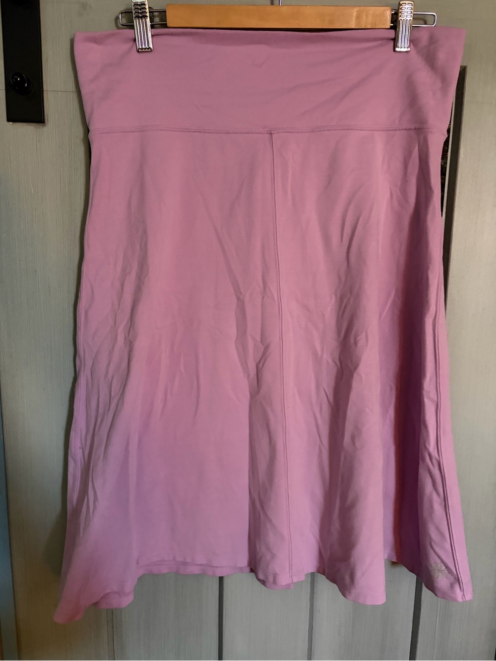 Athleta Rose Pink Midi A-Line Skirt